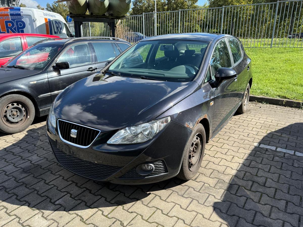 Seat Ibiza 6J original Heckklappe mit Scheibe LC9Z Black Magic Perl Rohbau BJ09